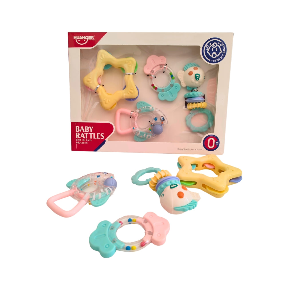 Coffret Hochet Bébé 4 Piéces